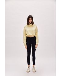 Pcfg - Cotton Destroyed High Neck Sweat - Lyst