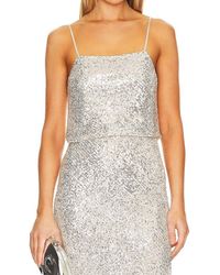 Enza Costa - Sequin Cami Top - Lyst