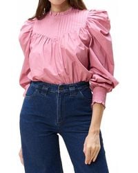 Cleobella - Irina Bishop Sleeves Blouse - Lyst