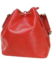 Louis Vuitton Vintage Petit Marais Bucket Bag PM in Epi Mocha