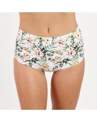 Calypsa - Full Coverage High Waisted Bikini Bottom - Lyst