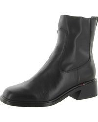 Franco Sarto - Gracelyn Leather Square Toe Ankle Boots - Lyst