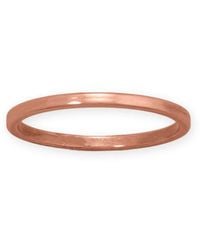 Fashnzfab - 1.5Mm Flat Edge Solid Copper Ring - Lyst