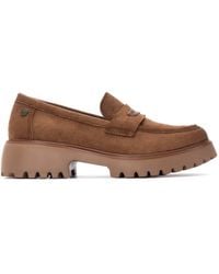 Xti - Casual Suede Penny Loafers Refresh Collection By - Lyst