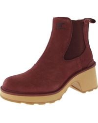 Sorel - Hi Line Leather Padded Insole Chelsea Boots - Lyst