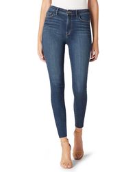 Sam Edelman - Stiletto Hi-Rise Skinny Crop Raw Hem Jean - Lyst
