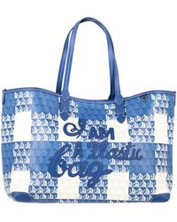 Anya Hindmarch - I Am A Plastic Bag Small Leather-Trimmed Printed Tote - Lyst