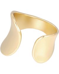 Adornia - Tarnish Resistant 18K Plated Split Statement Ring - Lyst
