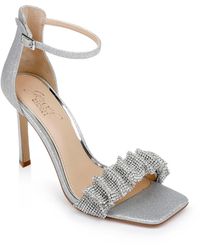 Badgley Mischka - Ridley Faux Leather Ankle Strap - Lyst