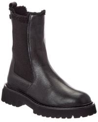 Ferragamo - Oderico Leather Boot - Lyst