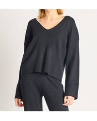 Dex - Wide Sleeve Ribbed Sweater - Lyst