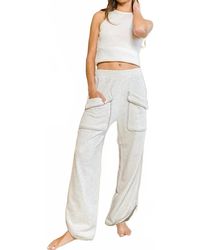 Bucketlist - Peggy Flap Pockets Comfy Pants - Lyst