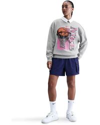 Nike - Club T-Shirt Fleece Loose Fit Crew Neck Pullover Dsgl7 - Lyst