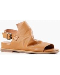 All Black - Cover Up Softly 2 Ankle Strap Flats Sandal With A Buckle - Lyst