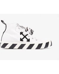 Off-White c/o Virgil Abloh - Off Mid Top Vulcanized Sneakers / Canvas - Lyst