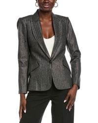 L'Agence - Chamberlain Wool-Blend Blazer - Lyst