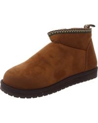 Muk Luks - Faux Fur Lined Faux Suede Winter & Snow Boots - Lyst