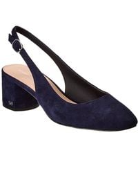 Stuart Weitzman - Bridgt 50 Suede Slingback Pump - Lyst
