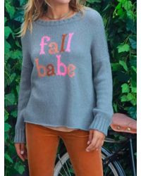 Wooden Ships - Fall Babe Crewneck Sweater - Lyst