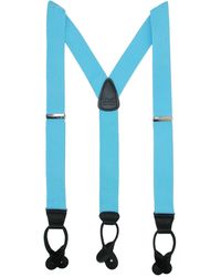 CTM - Elastic Button End Dress Suspenders With Hardware - Lyst