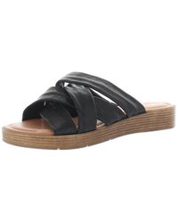 Bella Vita - Tor Italy Leather Slip On Slide Sandals - Lyst