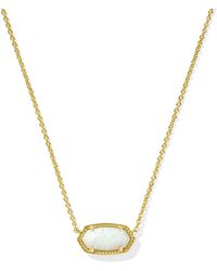 Kendra Scott - Elisa Short Pendant Necklace - Lyst