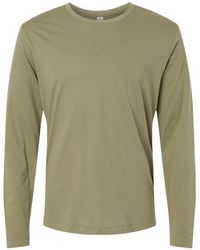 Alternative Apparel - Cotton Jersey Long Sleeve Go-to Tee - Lyst