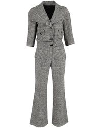 JOSEPH - Virgin Wool Houndstooth Blazer Trouser Set - Lyst