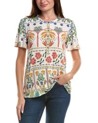 Johnny Was - The Janie Favorite Flutter Sleeve Henley - Lyst
