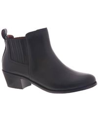 Vionic - Bethany Leather Almond Toe Chelsea Boots - Lyst