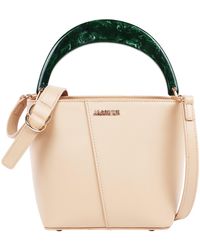 Jason Wu - Small Smooth Pu Tote With Acrylic Top Handle - Lyst