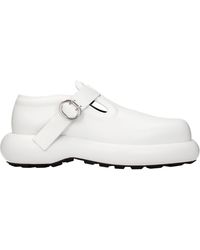 Jil Sander - White Leather Slip - Lyst
