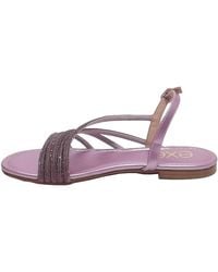 Exe' - Loris 086 Flat Sandal - Lyst