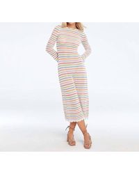CAPITTANA - Brunella Stripes Knitted Dress - Lyst
