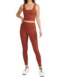 Cream Yoga - Hana 7/8 Side Stripe Legging - Lyst