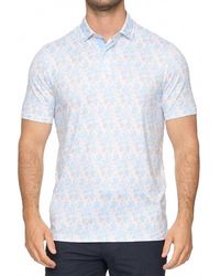 Flag & Anthem - Berryville Short Sleeve Floral Print Performance Polo Top - Lyst