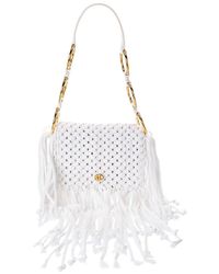 Michael Kors - Marissa Medium Hand-Woven Macramé Shoulder Bag - Lyst