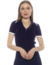 Alexia Admor - Diara Polo Top - Lyst