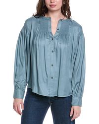 Rebecca Taylor - Twill Blouse - Lyst