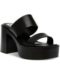 DV by Dolce Vita - Zillee Faux Leather Slip-on Platform Sandals - Lyst