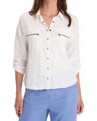 XCVI - Knapp Button Up Shirt - Lyst