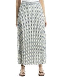 Max Studio - Pleated Maxi Skirt - Lyst