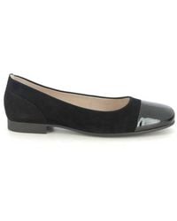 Gabor - Suede Ballet Flat - Lyst