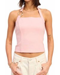 emory park - Penny Chain Link Halter Top - Lyst