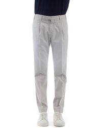 PT Torino - Stretch Cotton Trousers - Lyst