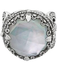 Konstantino - Silver Pearl Ring - Lyst
