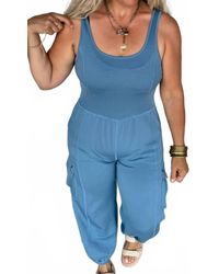 Blakeley - All Set Tank Romper - Lyst