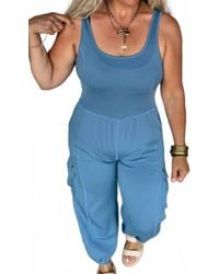 Blakeley - All Set Tank Romper - Lyst