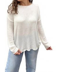 Be Cool - Drop Shoulder Lightweight Sweater - Lyst