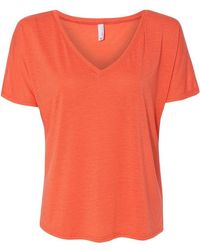 Bella Canvas - Slouchy V-Neck Tee - Lyst